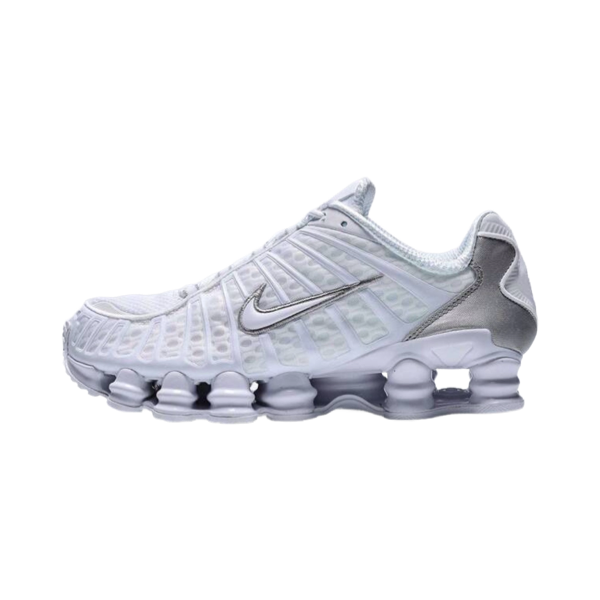 Nike Shox TL "White & Metallic Silver"