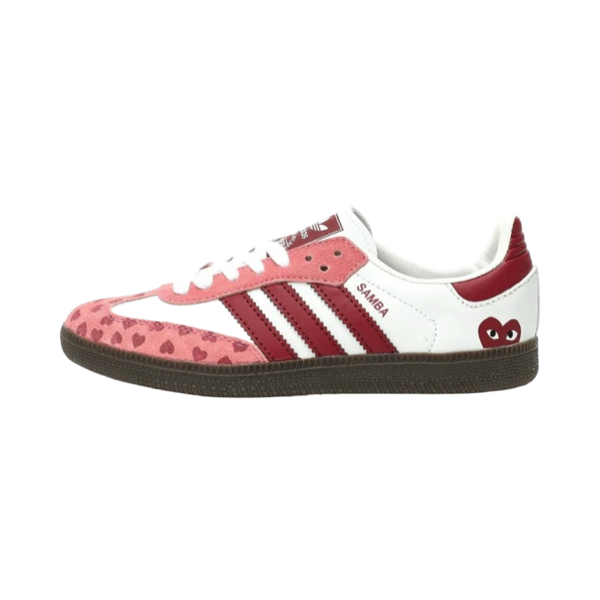 Adidas Samba OG White Pink Heart